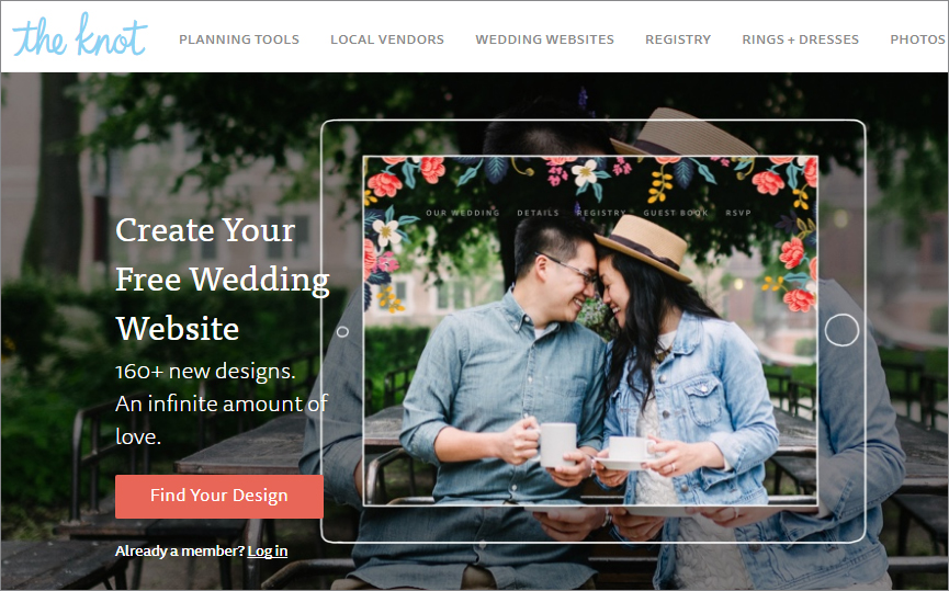 The Knot – Free Wedding Site Builder